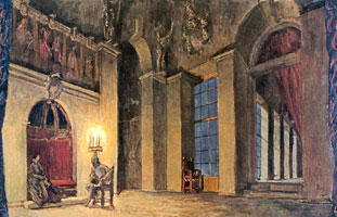 Зал в доме командора. 1914 г.